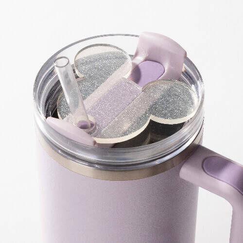 Targhetta in acrilico per tazza da 1200 ml con glitter a sublimazione - Topolino