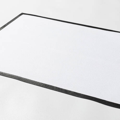 Zerbino 85 x 60 cm su gomma nera per sublimazione