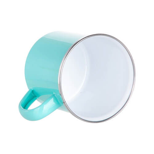 Tazza in metallo 360 ml per sublimazione - menta