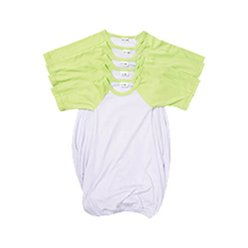 Camicia da notte a maniche lunghe per sublimazione - maniche verde