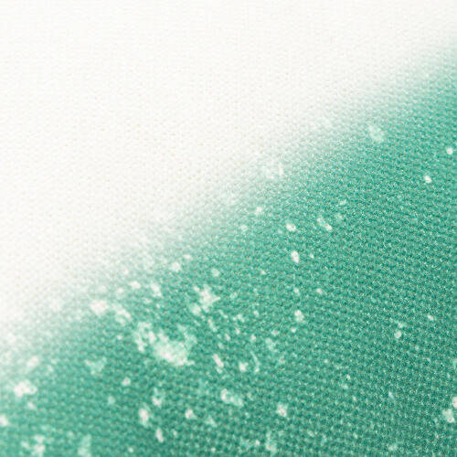 Federa in lino 40 x 40 cm Bleached Starry Green per sublimazione