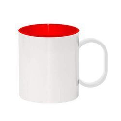 Tazza di plastica 330 ml rosso Sublimazione Termostampa