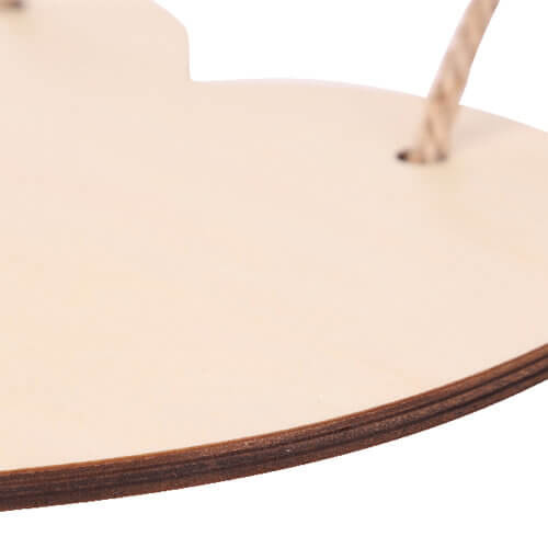 Frame - cuore - ciondolo porta di compensato a sublimazione