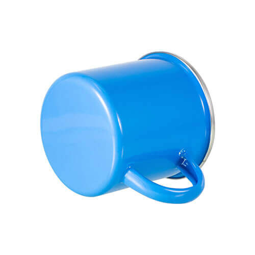 Tazza in metallo 360 ml Sublimazione Termostampa - celeste