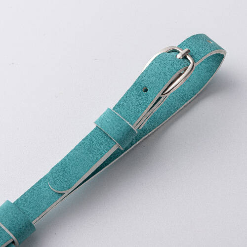 Etichetta per bagaglio in pelle / custodia AirTag per sublimazione - verde