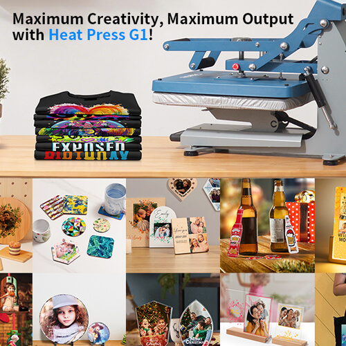 Otter Ultra Heat Press G1 pressa piana