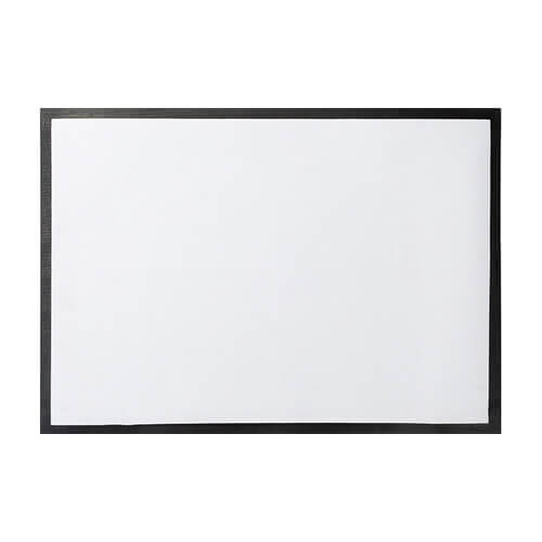 Zerbino 85 x 60 cm su gomma nera per sublimazione