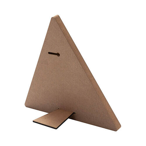 Triangolo portafoto in MDF per sublimazione - 22,8 x 25,4 cm