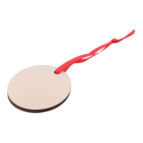 Ciondolo albero di Natale in legno per sublimazione - ovale