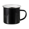 Tazza in metallo 360 ml per sublimazione - nero