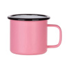 Tazza smaltata da 360 ml per sublimazione - Rosa opaco