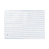 Tovaglietta in tela 50 x 35,5 cm crema con strisce blu per sublimazione