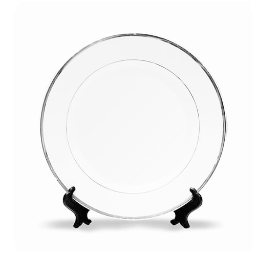 Piatto Grande 25 cm con Supporto Sublimazione Trasferimento termico