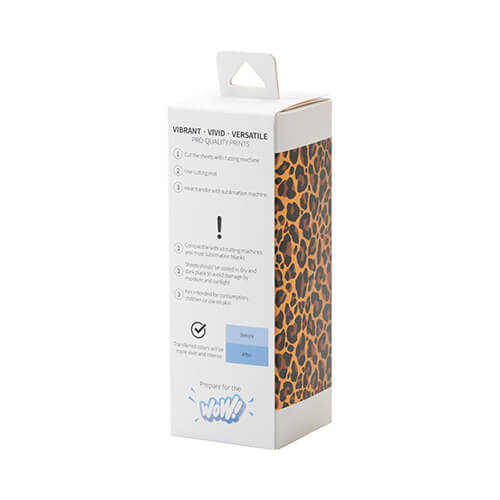 Foglio trasferibile Wild Leo 30,5 x 11,4 cm - 4 pz.