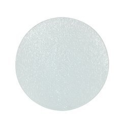Sottobicchiere in vetro Ø 10 cm con un appoggio silicone Sublimazione Termostampa - rotondo