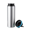 Borraccia in alluminio argento da 850 ml con tappo a vite con inserto blu per sublimazione
