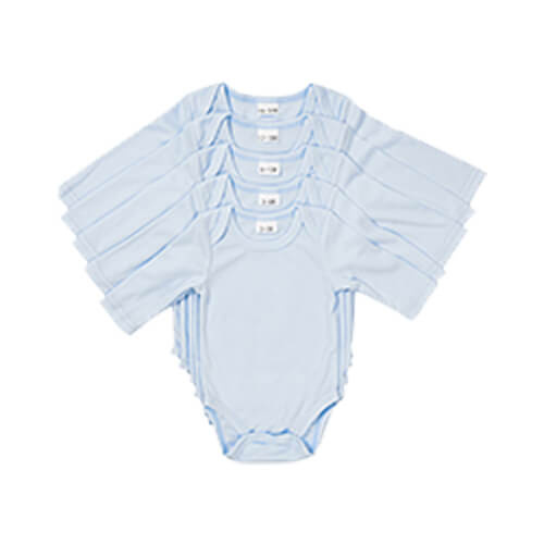 Body Blu per bambini con maniche lunghe per la sublimazione