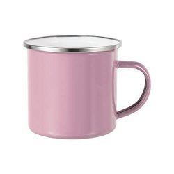 Tazza in metallo 360 ml Sublimazione Termostampa - rosa