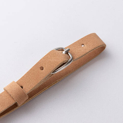 Etichetta per bagaglio in pelle / custodia AirTag per sublimazione - Marrone