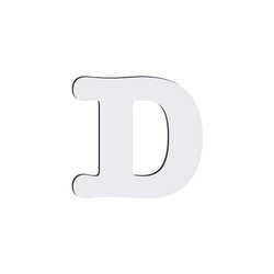 Lettera decorativa da MDF per sublimazione 10 cm D