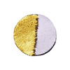 Patch paillettes bicolore da sublimare - cerchio oro Ø 19