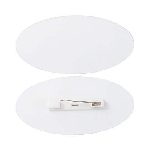 Targhetta acrilica 7,6 x 3,8 cm per sublimazione - ovale