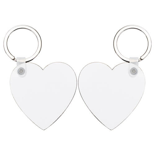 Portachiavi in MDF double face per sublimazione - cuore