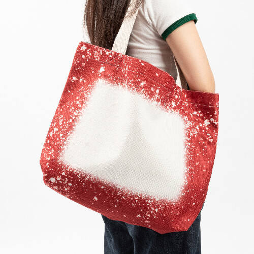 Borsa a tracolla Starry Red sbiancata per sublimazione