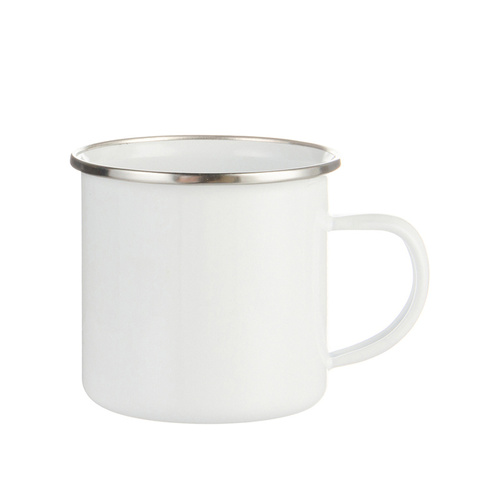 Set di 4 tazze smaltate da 360 ml da stampare