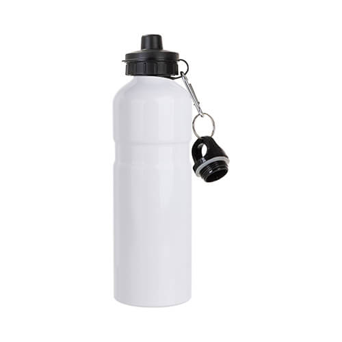 Borraccia bianca da viaggio 750 ml - Stampa sublimatica a trasferimento  termico Bianco / nero \ 750 ml