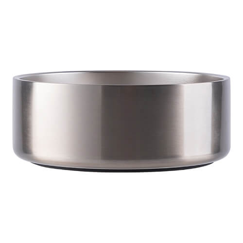 Ciotola per cani in acciaio inossidabile 1250 ml per sublimazione - argento