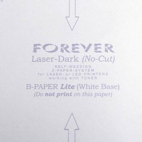 Forever Laser-Dark (No-Cut) B-Paper Lite A4XL - 1 Foglio A4XL | Shop ...