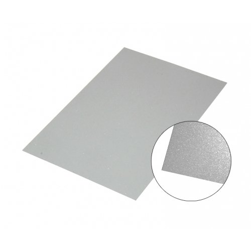 Lastra in alluminio di colore argento lucida 15 x 20 cm Sublimazione  Trasferimento termico Argento lucido