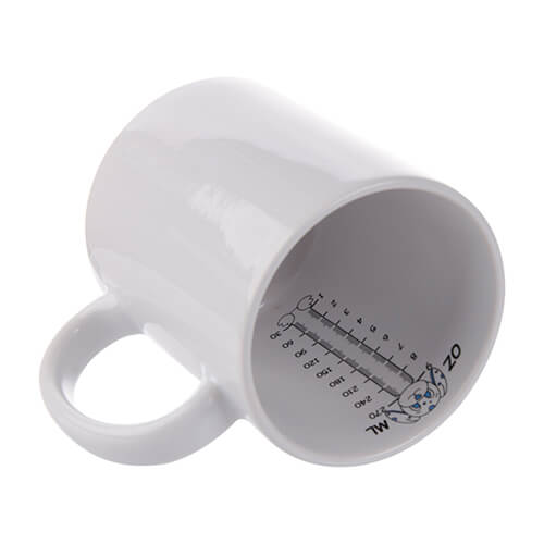 Tazza Latte JS Coating, grande, bianco Sublimazione Termostampa