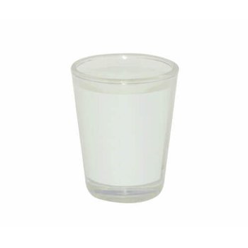 Bicchiere 45 ml con area stampabile Sublimazione Trasferimento termico