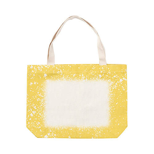 Borsa a tracolla Starry Yellow sbiancata per sublimazione