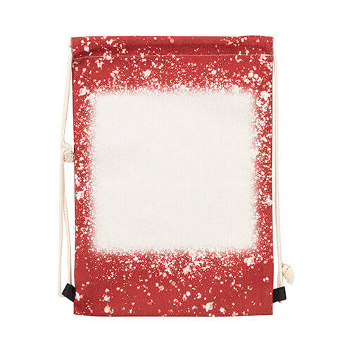 Borsa posteriore Bleached Starry Red per sublimazione