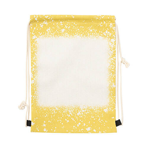 Borsa posteriore Bleached Starry Yellow per sublimazione