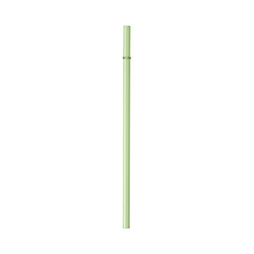 Cannuccia di vetro semplice e liscia 23 cm - verde