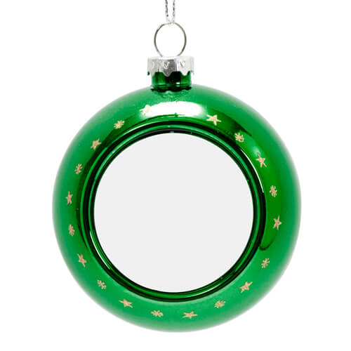 Guaina per albero di Natale Ø 8 cm per sublimazione - verde - albero di Natale dorato