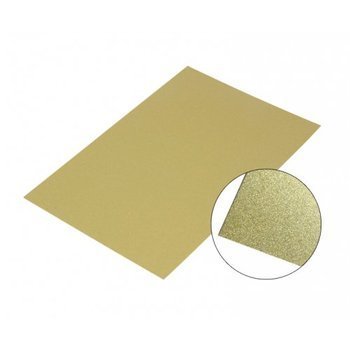 Lastra in alluminio di colore oro lucida 10 x 15 cm Sublimazione Trasferimento termico