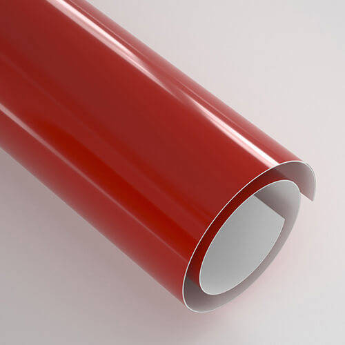 Pellicola autoadesiva 30,5 x 30,5 cm - 20 fogli - Glossy Dark Red