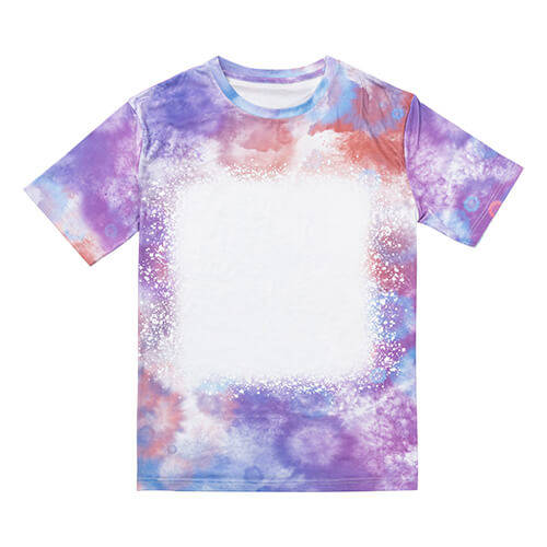 T-shirt Cotton-Like Bleached Mist Lavender per sublimazione