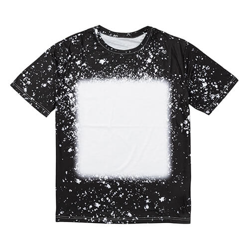 T-shirt Cotton-Like Bleached Starry Black per sublimazione