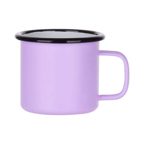 Tazza smaltata da 360 ml per sublimazione - Viola opaco