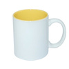 Tazza 330 ml ECO con l'interno giallo Sublimazione Termostampa
